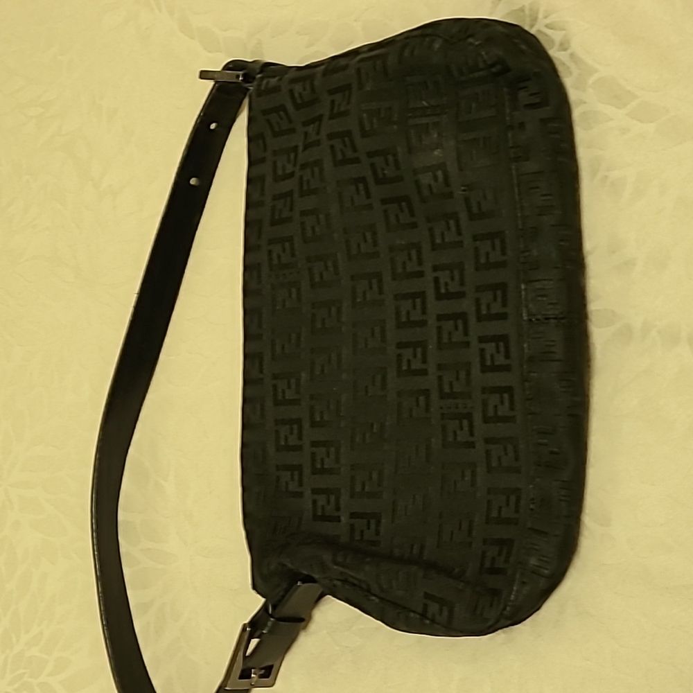 GC - Fendi Zucchino mini Mama Baguette - Picture 4 of 17